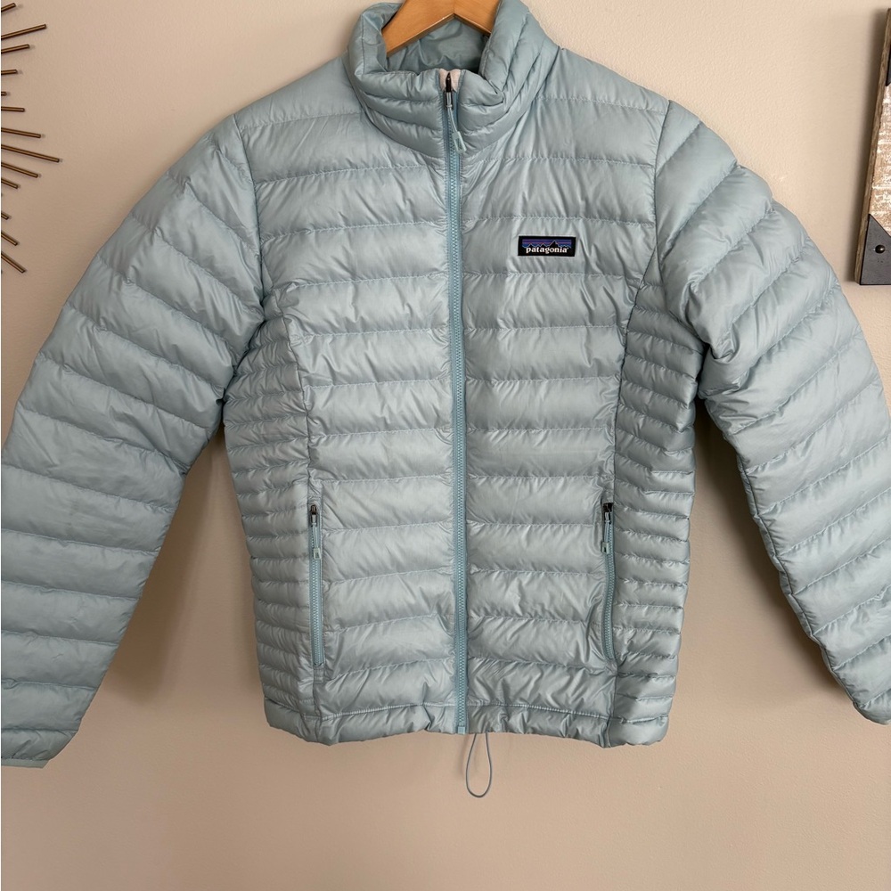 EUC! Patagonia Classic Down goose puffer - Women's M, thermal blue,